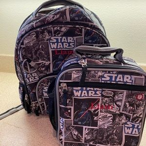 Pottery Barn Star Wars Backpack and Lunchbox